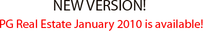 NEW VERSION! PG Real Estate January 2010 is available!