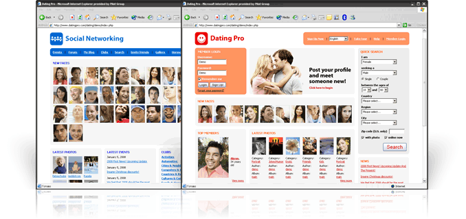 PG Dating Pro and Social Networking